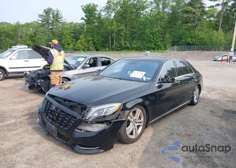 2017 Mercedes-Benz S 550 4Matic из США, поврежденный, VIN WDDUG8FB8HA295932